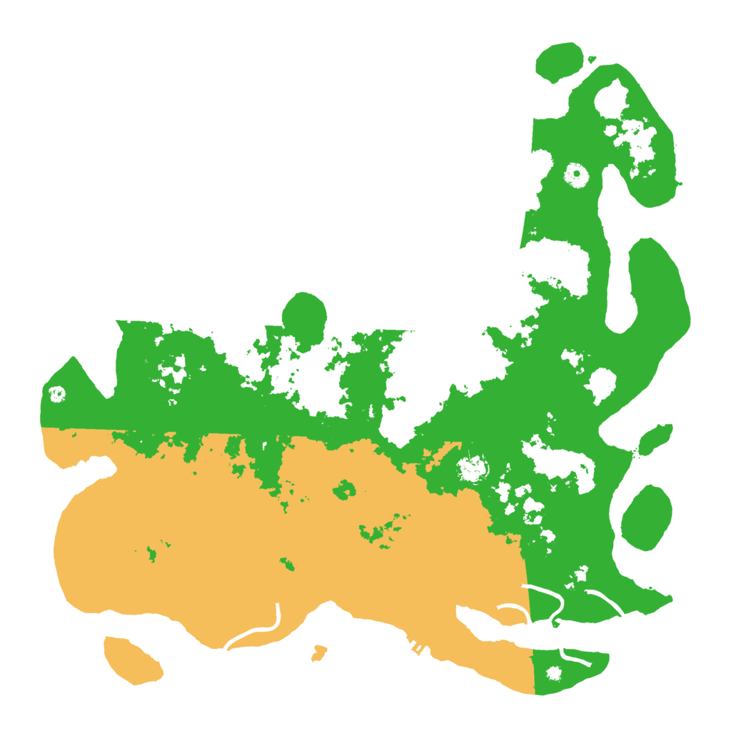 Biome Rust Map: Procedural Map, Size: 4500, Seed: 1406764660