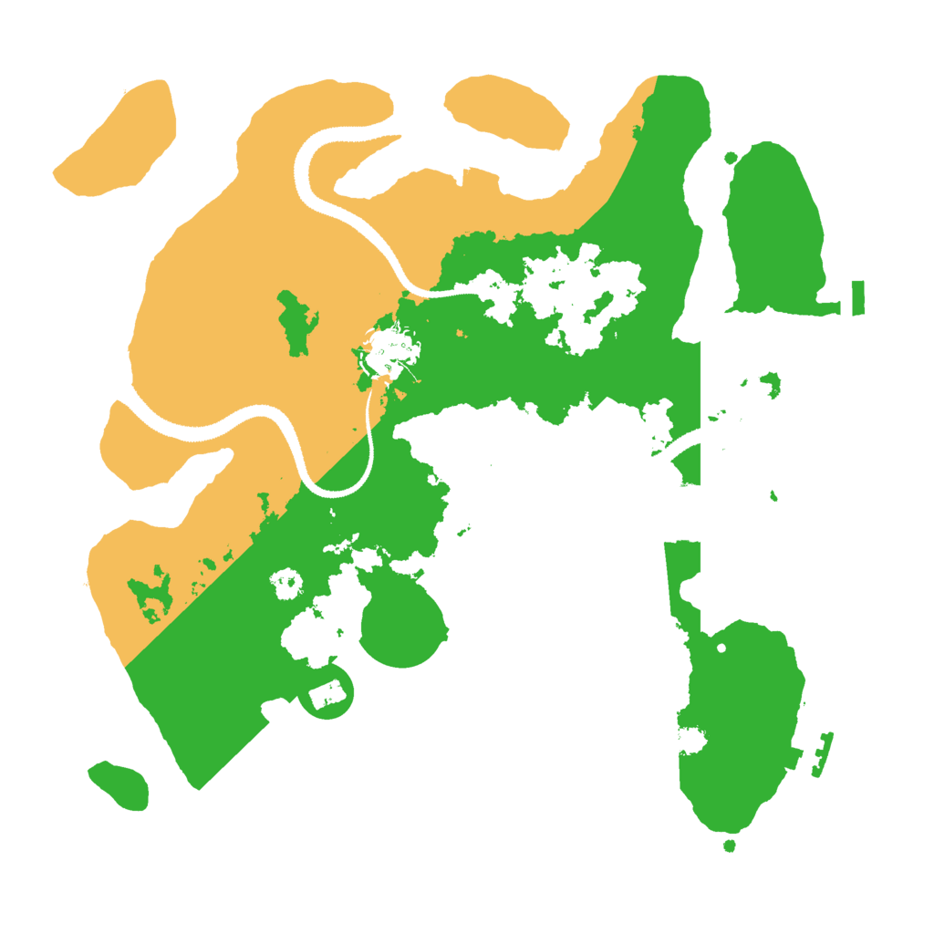 Biome Rust Map: Procedural Map, Size: 3000, Seed: 39584856