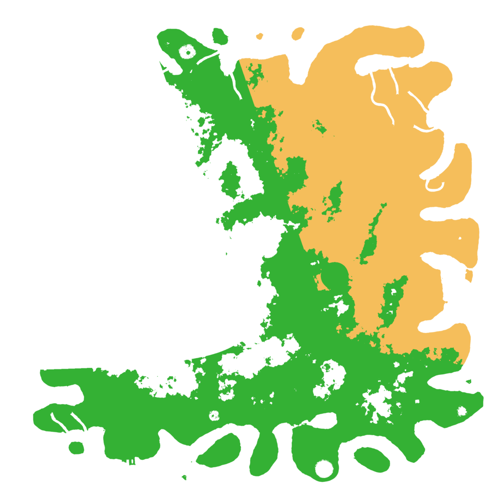 Biome Rust Map: Procedural Map, Size: 5000, Seed: 27118