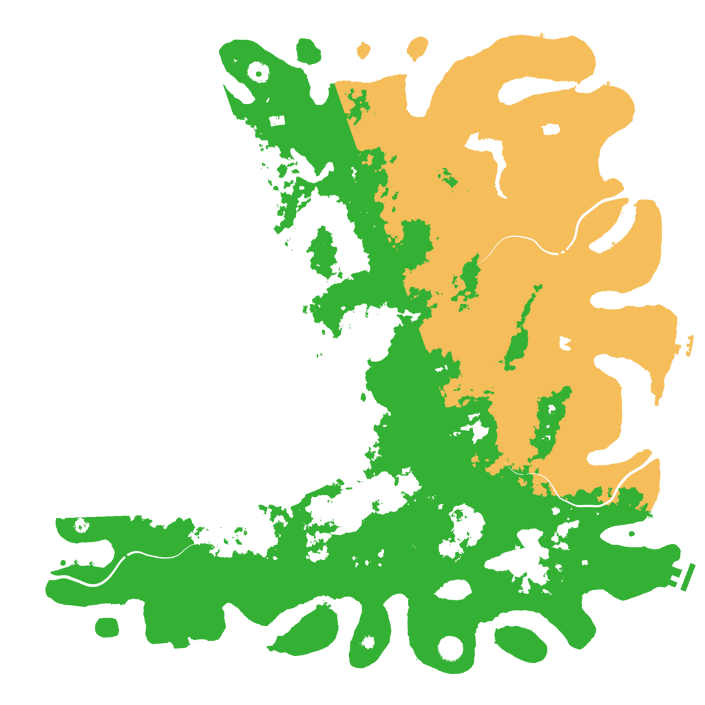 Biome Rust Map: Procedural Map, Size: 5000, Seed: 27118