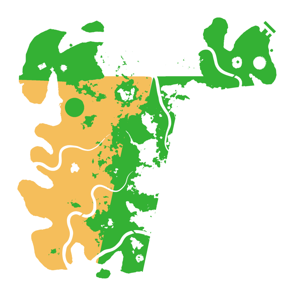 Biome Rust Map: Procedural Map, Size: 4200, Seed: 997991547