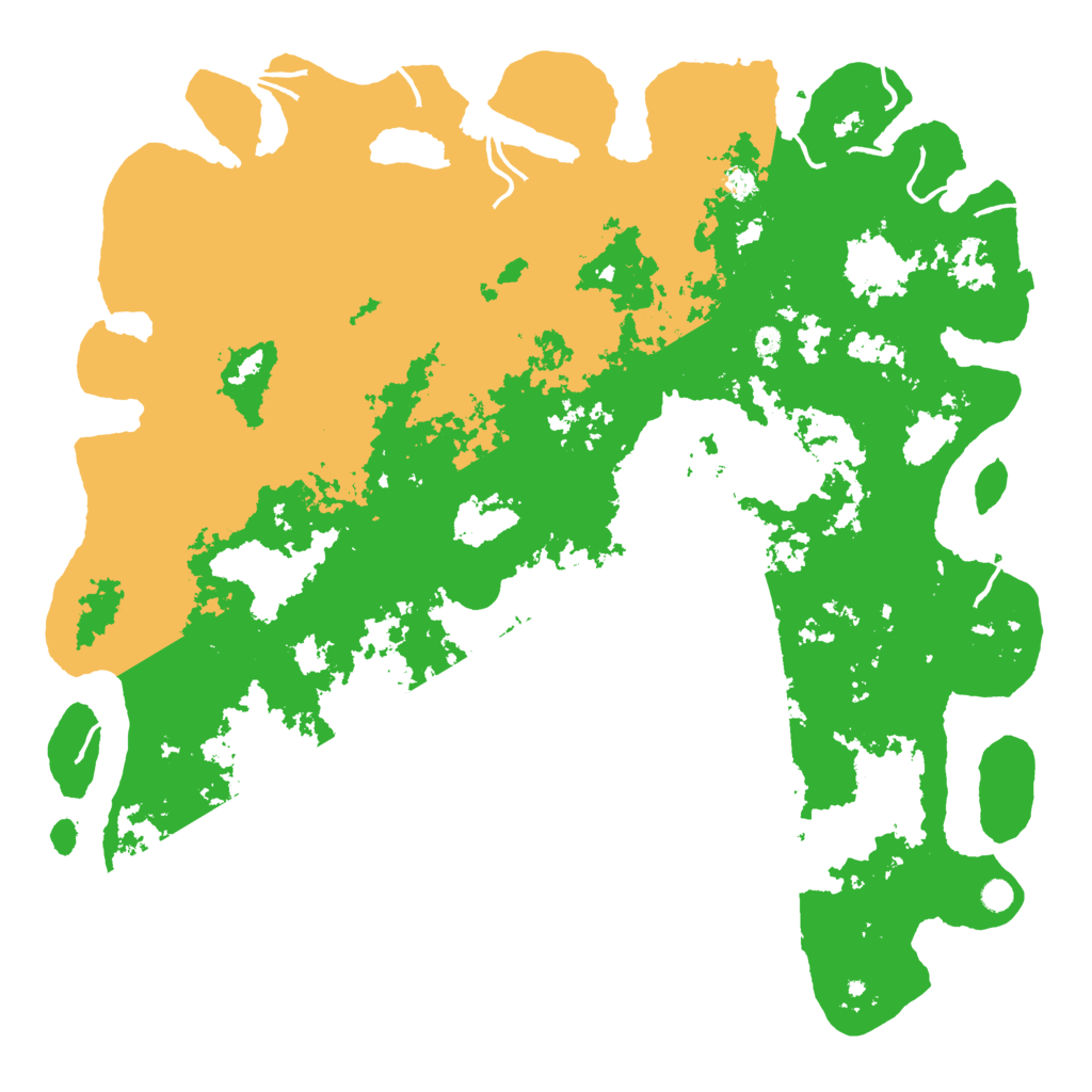 Biome Rust Map: Procedural Map, Size: 6000, Seed: 1391912004
