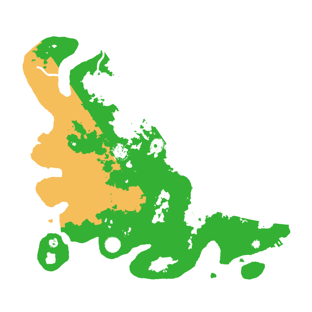Biome Rust Map: Procedural Map, Size: 3500, Seed: 962513200
