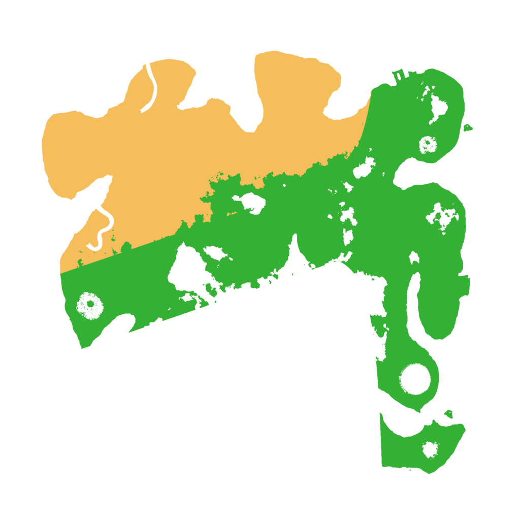 Biome Rust Map: Procedural Map, Size: 3000, Seed: 117830778