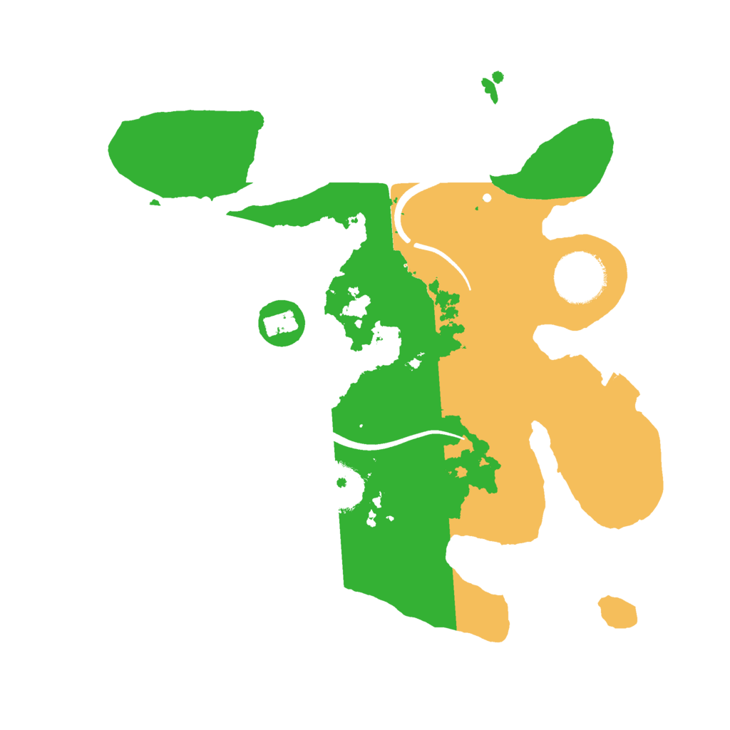 Biome Rust Map: Procedural Map, Size: 2500, Seed: 365024044