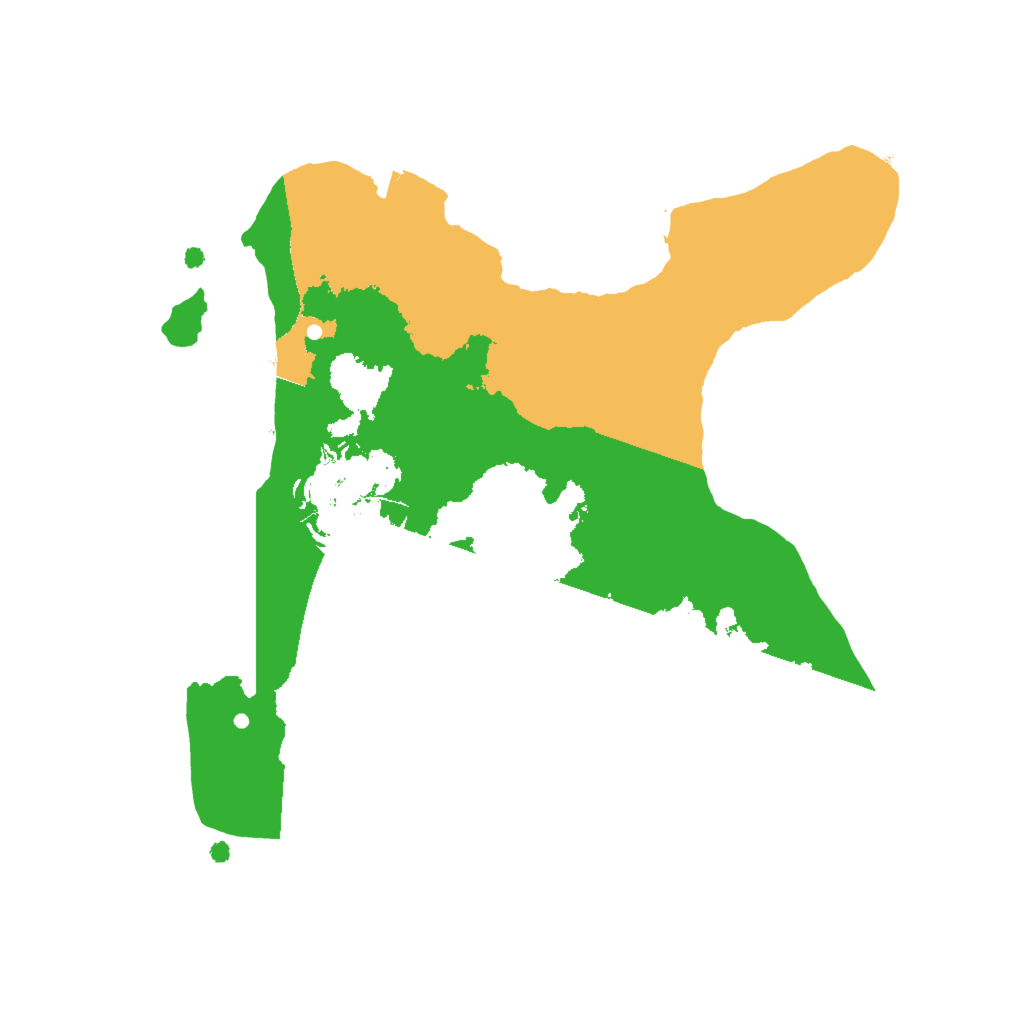 Biome Rust Map: Procedural Map, Size: 2000, Seed: 88203898
