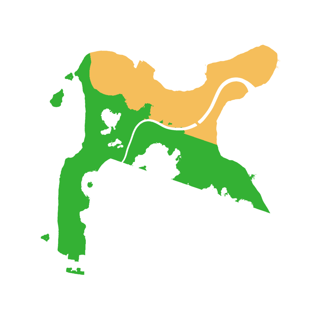 Biome Rust Map: Procedural Map, Size: 2000, Seed: 88203898