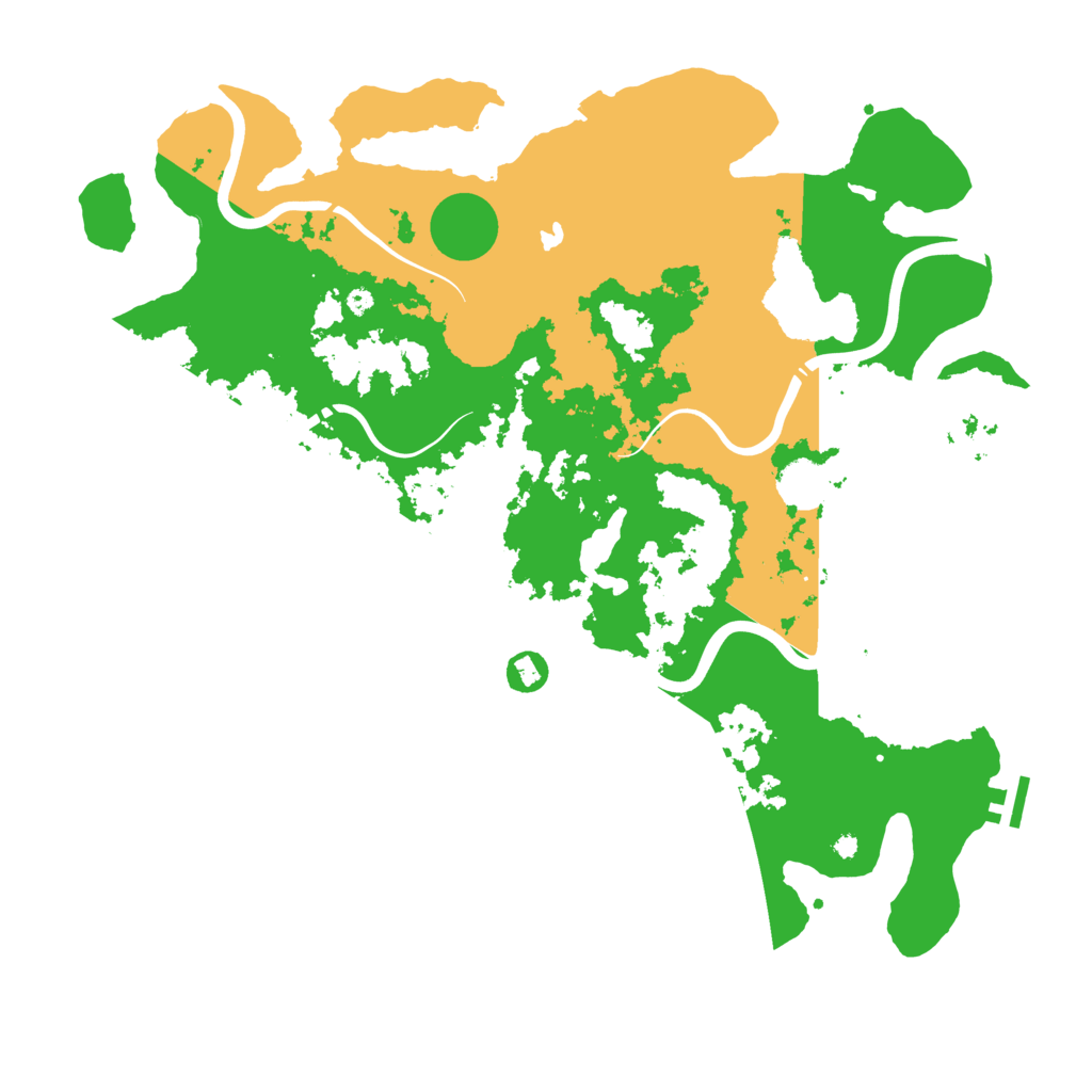 Biome Rust Map: Procedural Map, Size: 4250, Seed: 21865