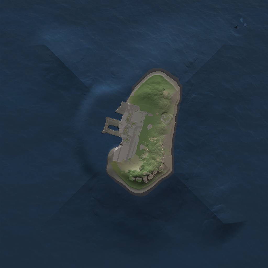 Rust Map: Procedural Map, Size: 1000, Seed: 1854744981, 4 Monuments