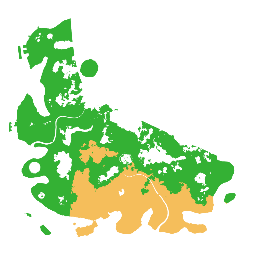 Biome Rust Map: Procedural Map, Size: 4000, Seed: 5452134