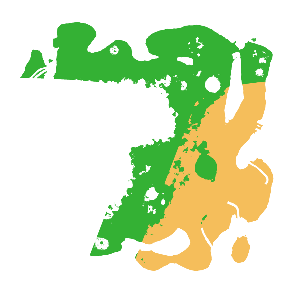 Biome Rust Map: Procedural Map, Size: 3500, Seed: 241960831