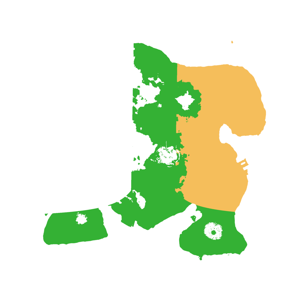 Biome Rust Map: Procedural Map, Size: 2500, Seed: 927498363