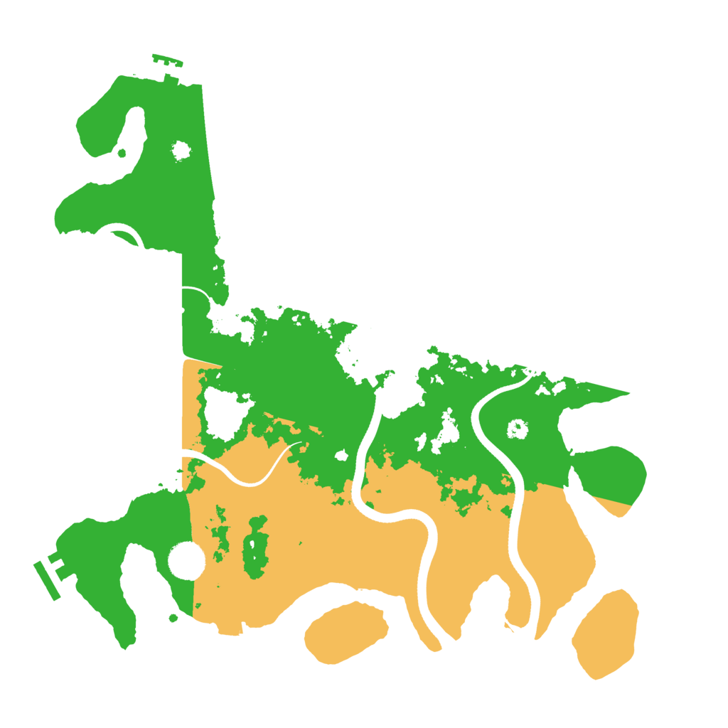 Biome Rust Map: Procedural Map, Size: 3500, Seed: 974310643
