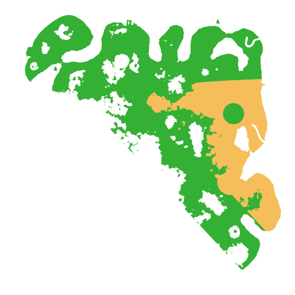 Biome Rust Map: Procedural Map, Size: 3700, Seed: 708424791