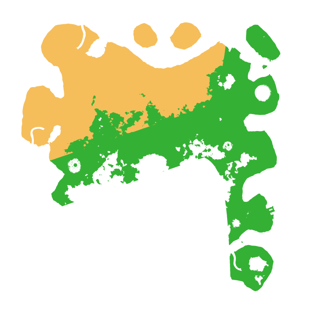 Biome Rust Map: Procedural Map, Size: 3500, Seed: 952132111