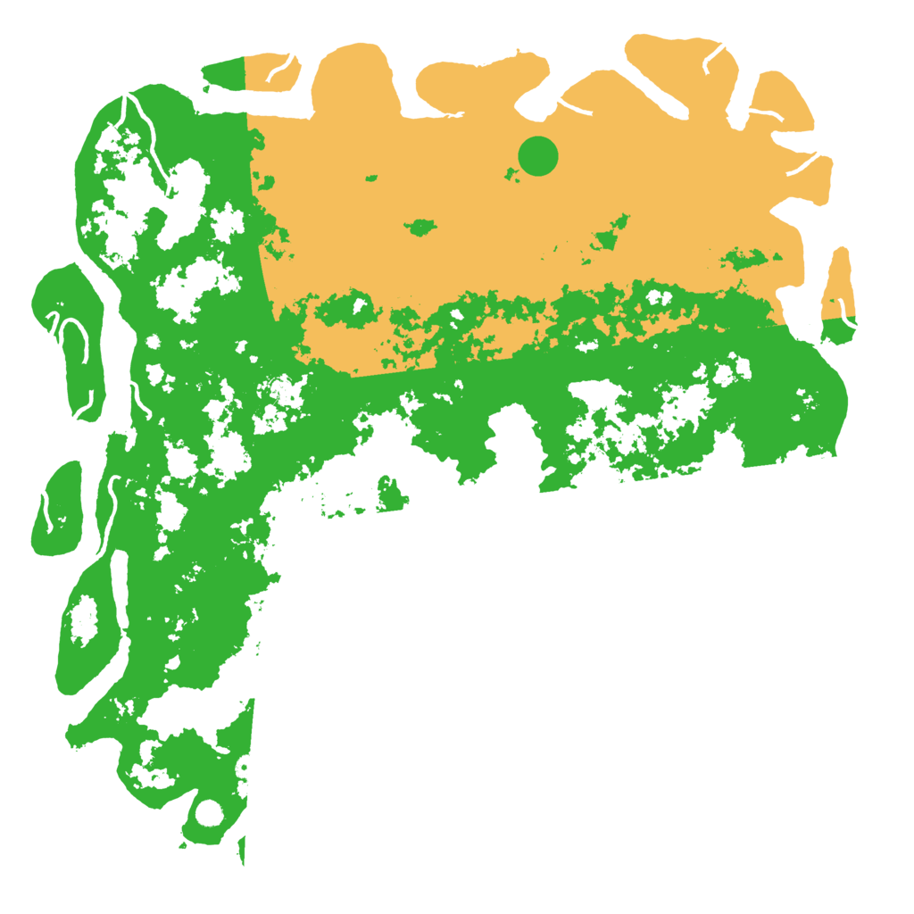 Biome Rust Map: Procedural Map, Size: 6000, Seed: 32381335