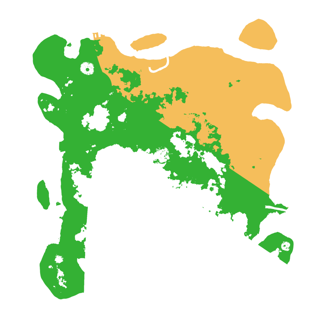 Biome Rust Map: Procedural Map, Size: 3600, Seed: 1564654651