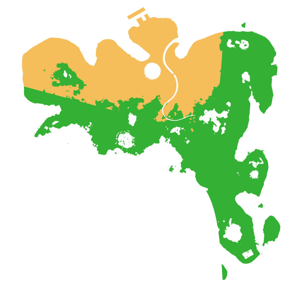 Biome Rust Map: Procedural Map, Size: 3250, Seed: 69754443