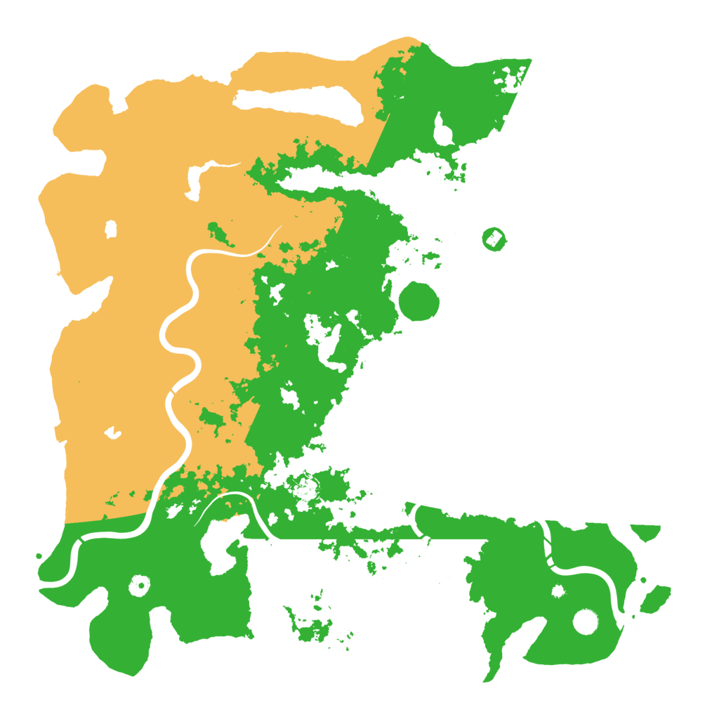Biome Rust Map: Procedural Map, Size: 5000, Seed: 15035466