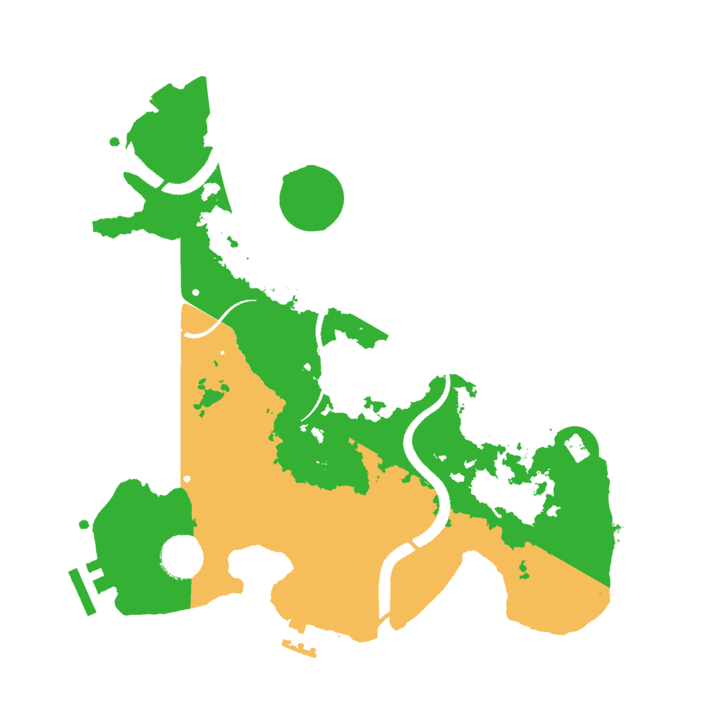Biome Rust Map: Procedural Map, Size: 3000, Seed: 1957940420