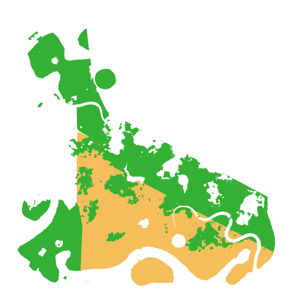 Biome Rust Map: Procedural Map, Size: 4000, Seed: 43676