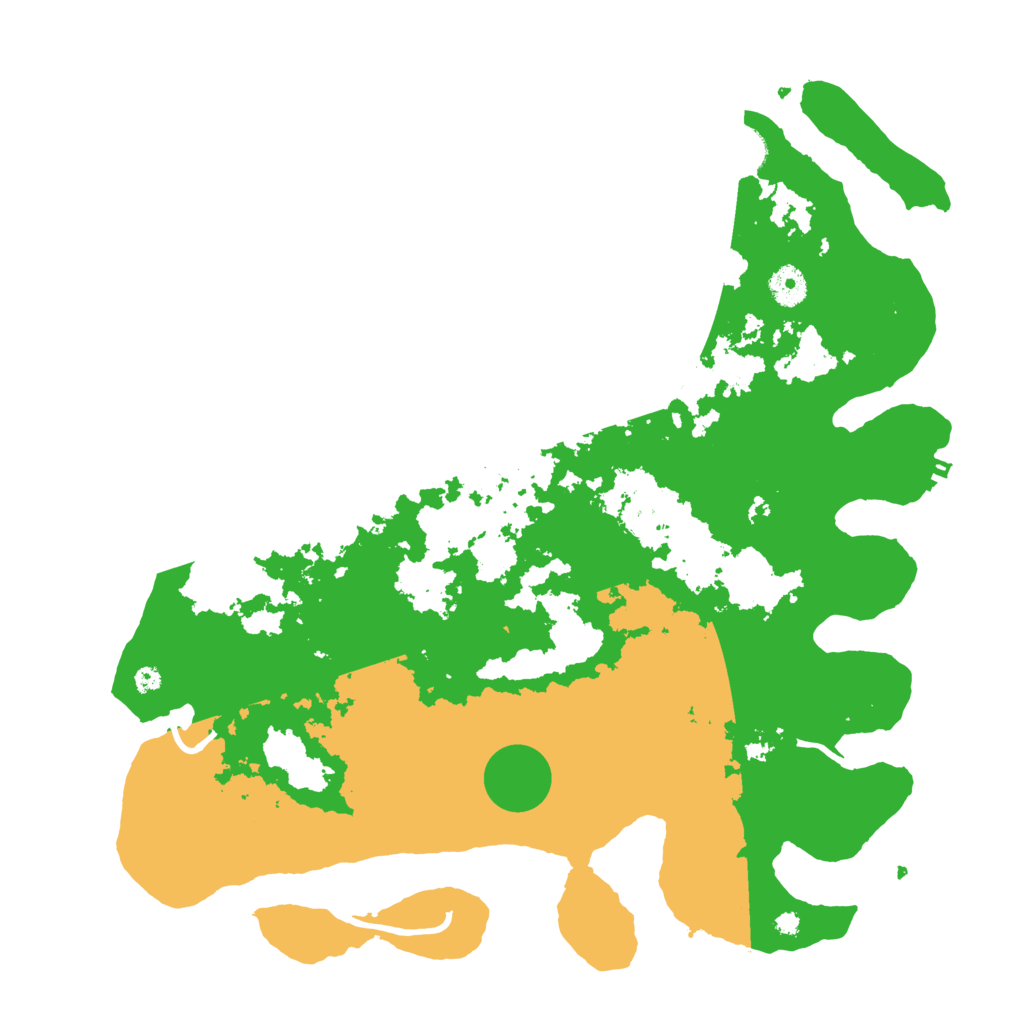 Biome Rust Map: Procedural Map, Size: 4000, Seed: 32737465