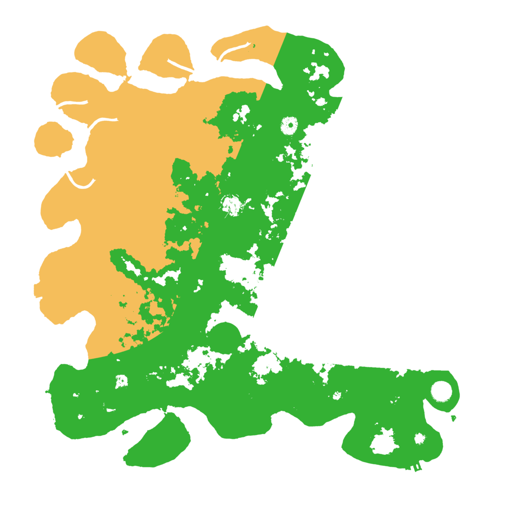 Biome Rust Map: Procedural Map, Size: 4250, Seed: 884396