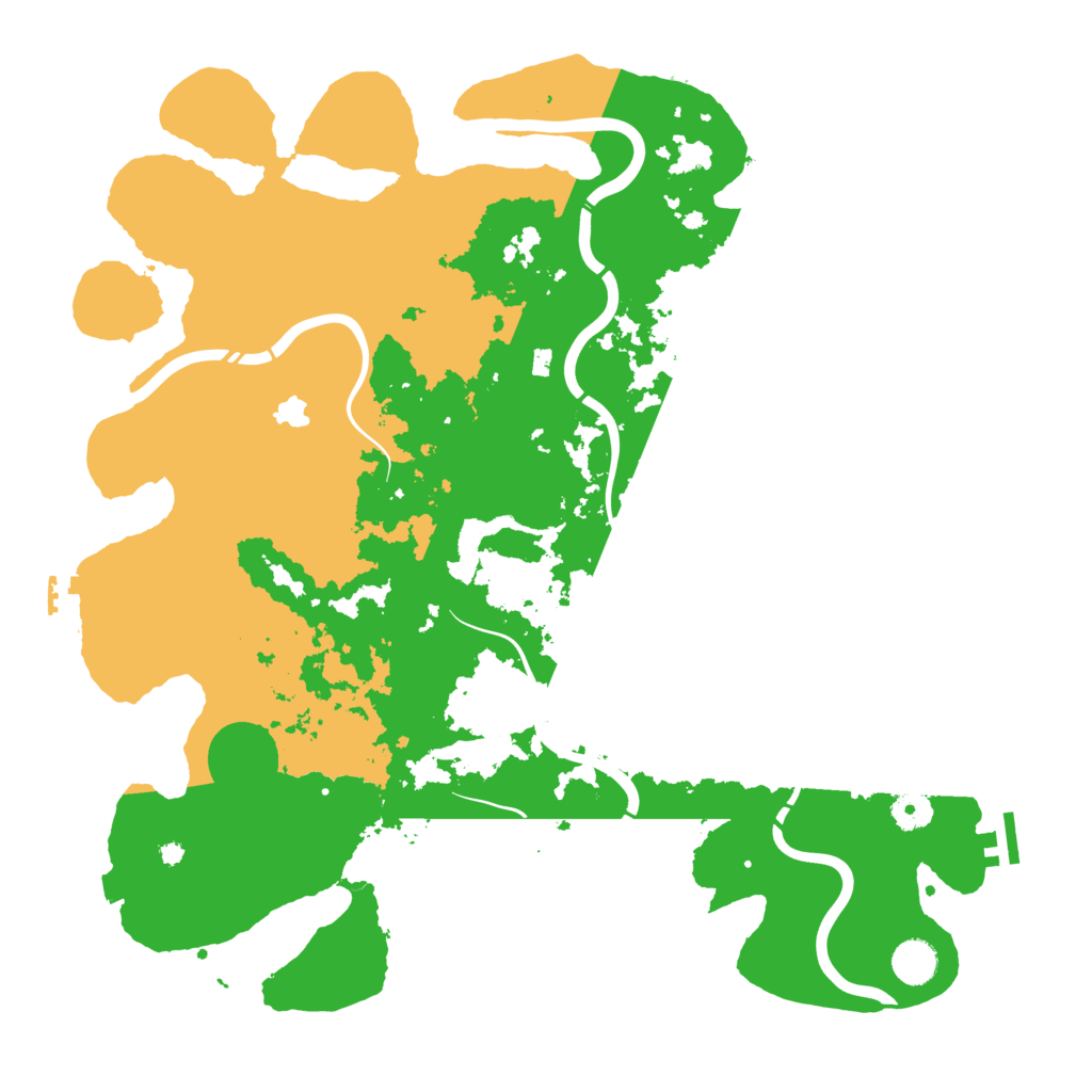 Biome Rust Map: Procedural Map, Size: 4250, Seed: 884396