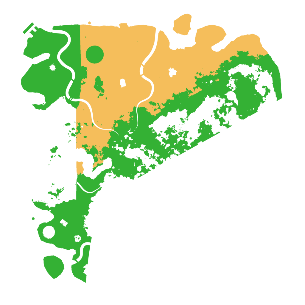 Biome Rust Map: Procedural Map, Size: 4500, Seed: 95000