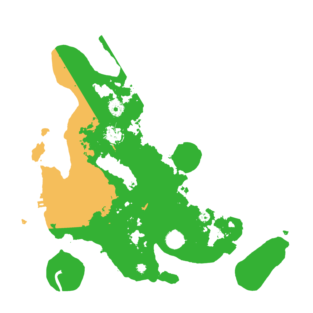 Biome Rust Map: Procedural Map, Size: 3000, Seed: 7453