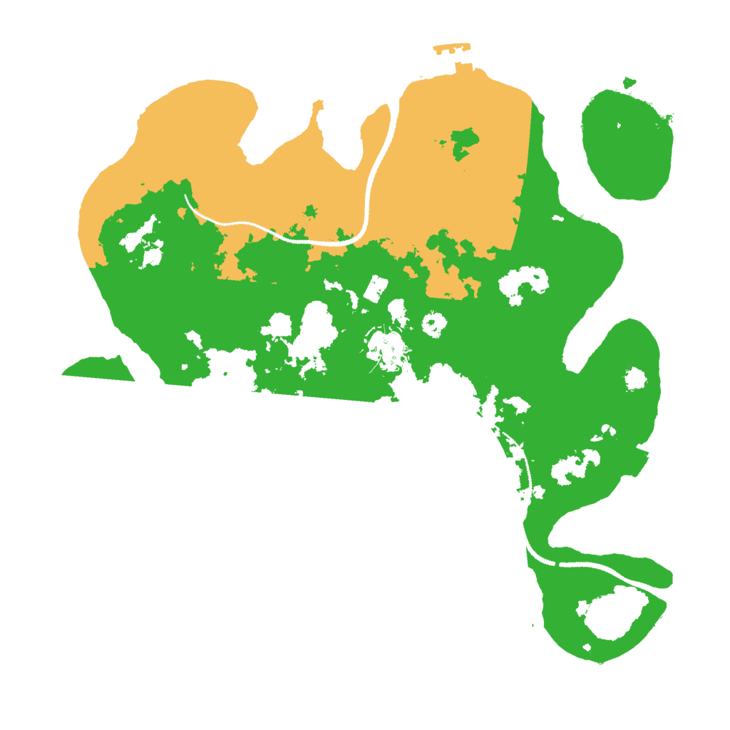 Biome Rust Map: Procedural Map, Size: 3000, Seed: 3086519