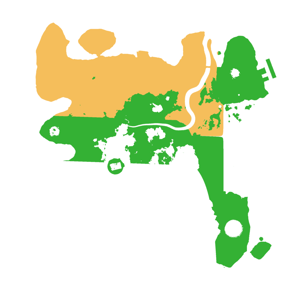 Biome Rust Map: Procedural Map, Size: 3000, Seed: 1294300530