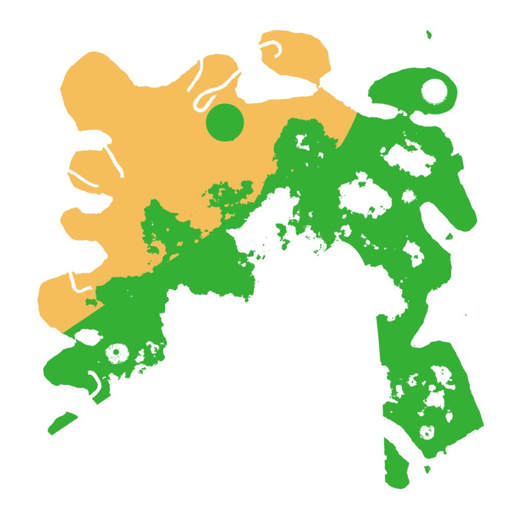 Biome Rust Map: Procedural Map, Size: 3650, Seed: 85024380