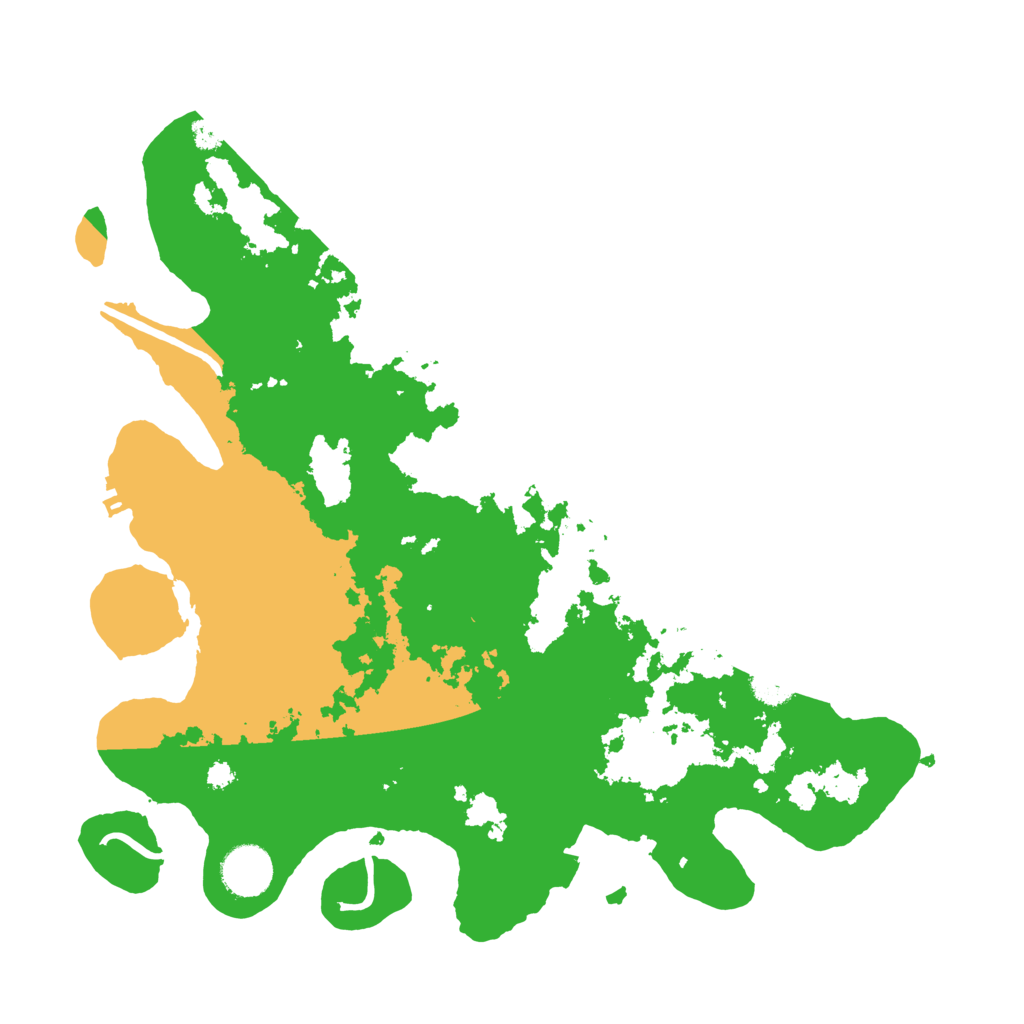 Biome Rust Map: Procedural Map, Size: 3500, Seed: 59332