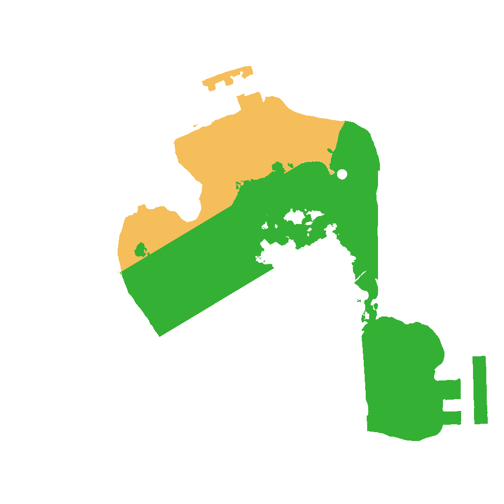 Biome Rust Map: Procedural Map, Size: 1500, Seed: 1429133