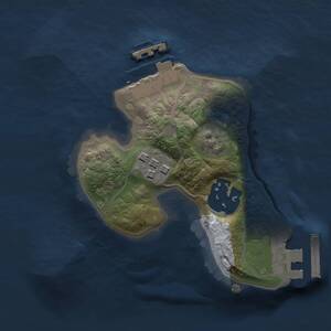 Thumbnail Rust Map: Procedural Map, Size: 1500, Seed: 1429133, 5 Monuments