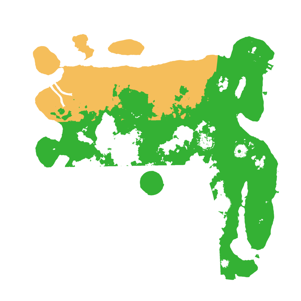 Biome Rust Map: Procedural Map, Size: 3500, Seed: 733544515