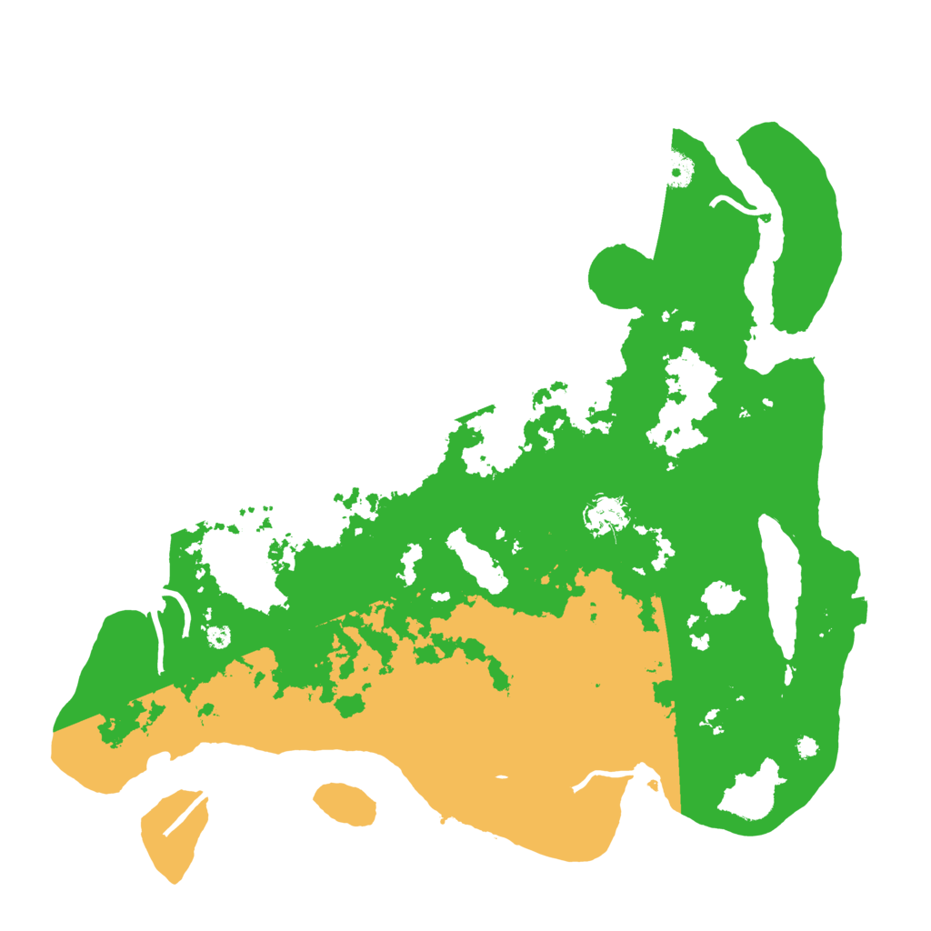 Biome Rust Map: Procedural Map, Size: 4000, Seed: 42800