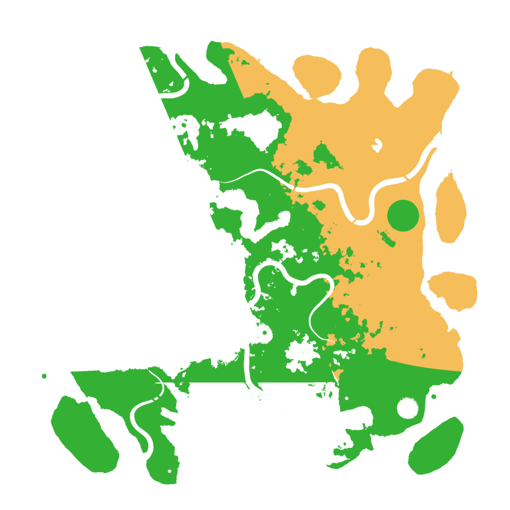 Biome Rust Map: Procedural Map, Size: 4250, Seed: 1254266381