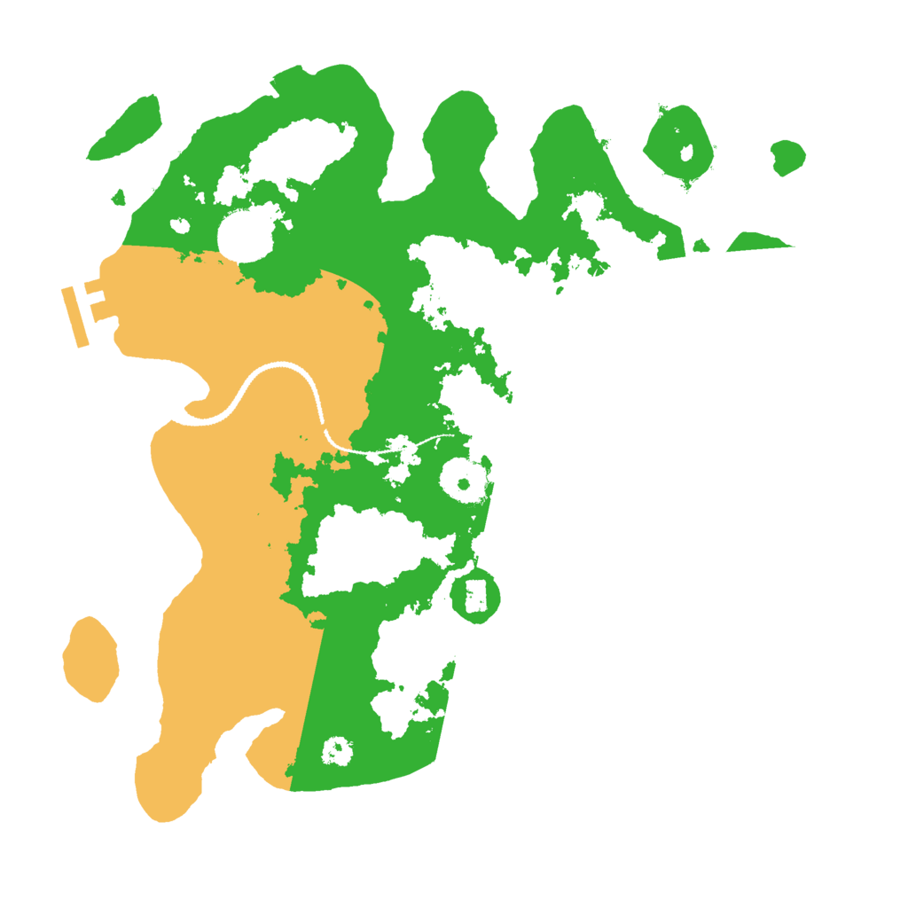 Biome Rust Map: Procedural Map, Size: 3000, Seed: 42391