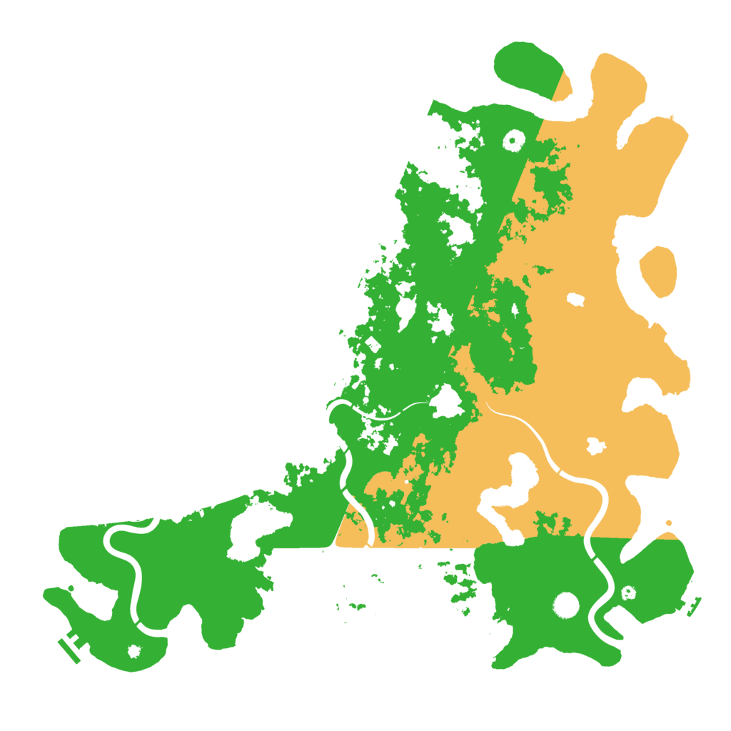 Biome Rust Map: Procedural Map, Size: 5000, Seed: 7532154