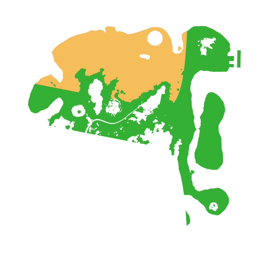 Biome Rust Map: Procedural Map, Size: 3000, Seed: 242838524