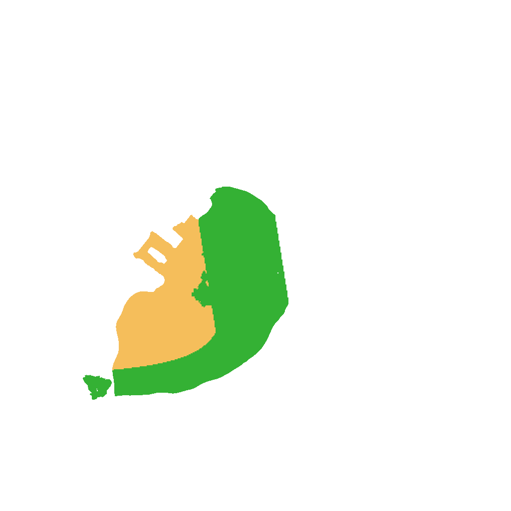 Biome Rust Map: Procedural Map, Size: 1000, Seed: 40129465