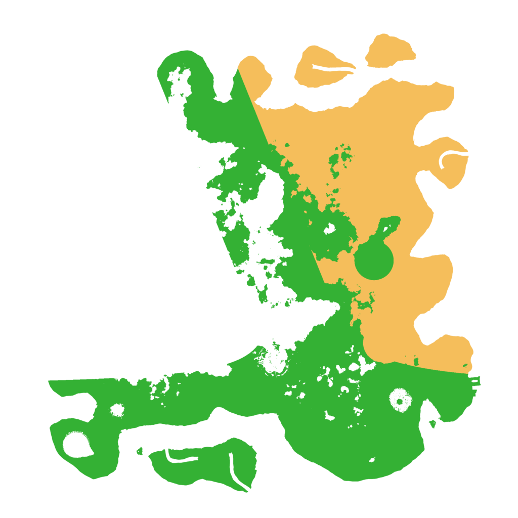 Biome Rust Map: Procedural Map, Size: 3500, Seed: 960513480