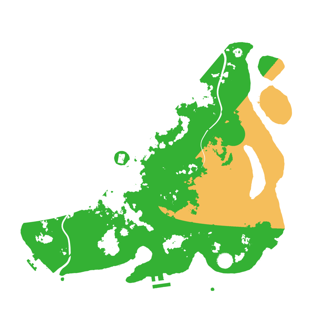 Biome Rust Map: Procedural Map, Size: 3500, Seed: 1910298378