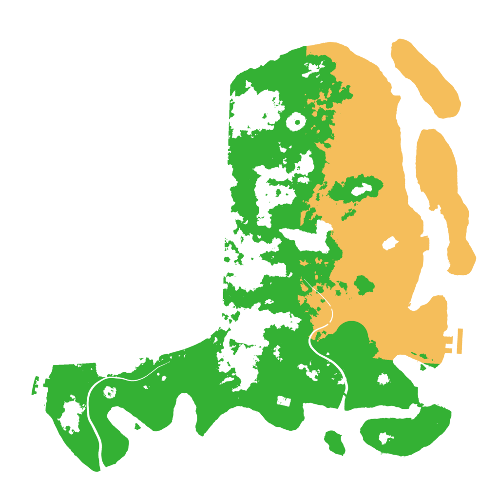 Biome Rust Map: Procedural Map, Size: 4000, Seed: 1694668
