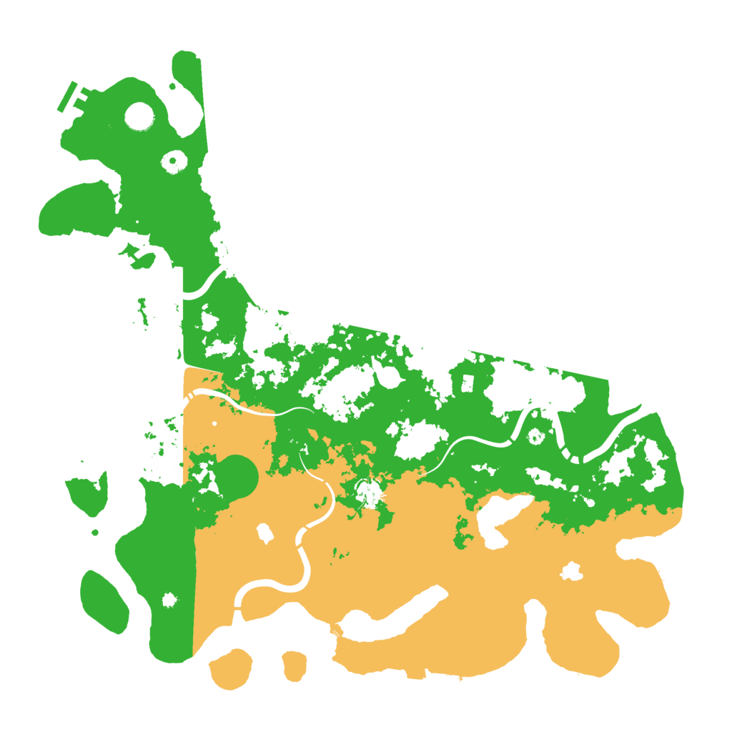 Biome Rust Map: Procedural Map, Size: 4500, Seed: 83746819