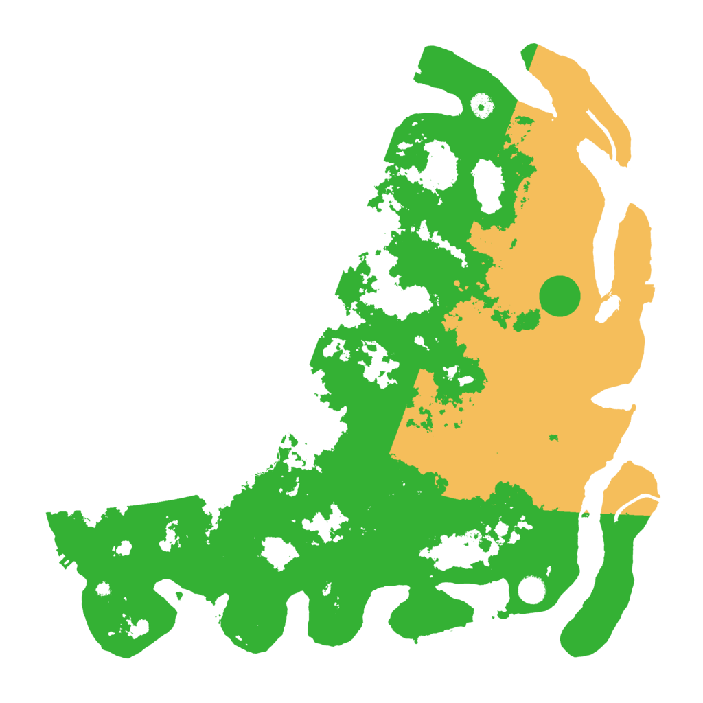 Biome Rust Map: Procedural Map, Size: 4500, Seed: 191792331