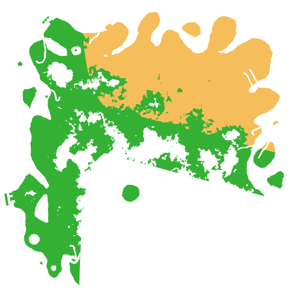 Biome Rust Map: Procedural Map, Size: 5000, Seed: 355700