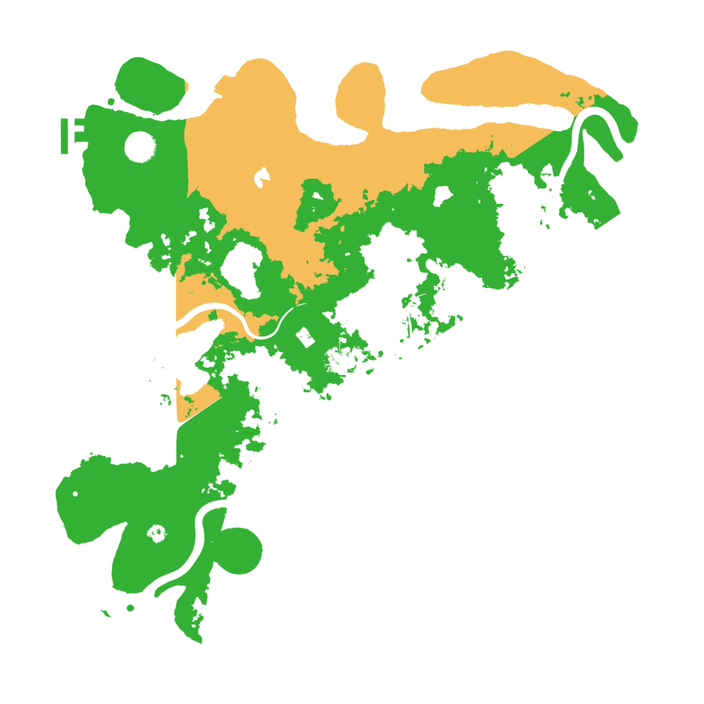 Biome Rust Map: Procedural Map, Size: 4000, Seed: 18629